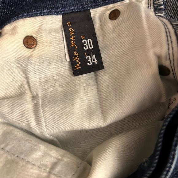 Nudie Jeans 30x34 slim straight blue - Picture 3 of 6